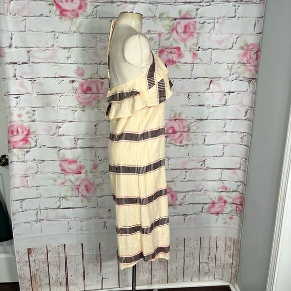 Saturday Sunday Anthropologie marina striped halter jumpsuit size small - Picture 7 of 13